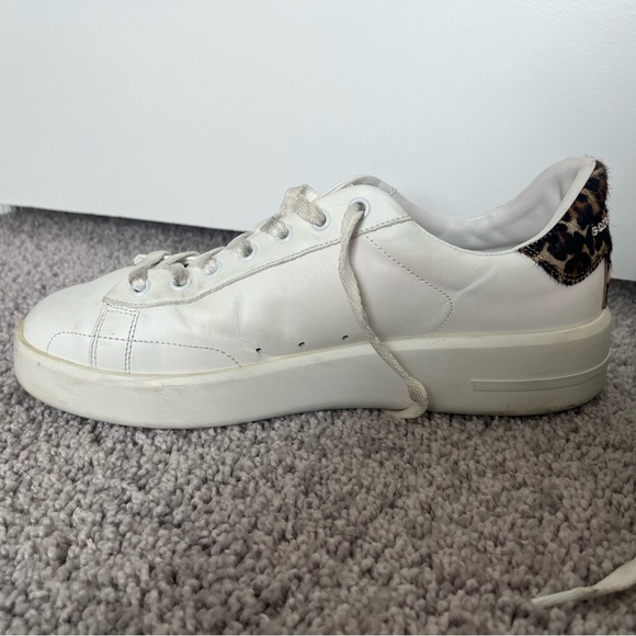 Golden Goode sneakers size 41, purestar with cheetah back heel tab - Picture 2 of 11